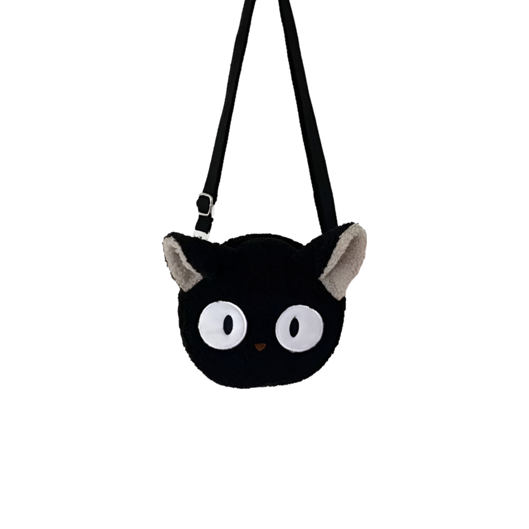 Plush Cat Head Handbag