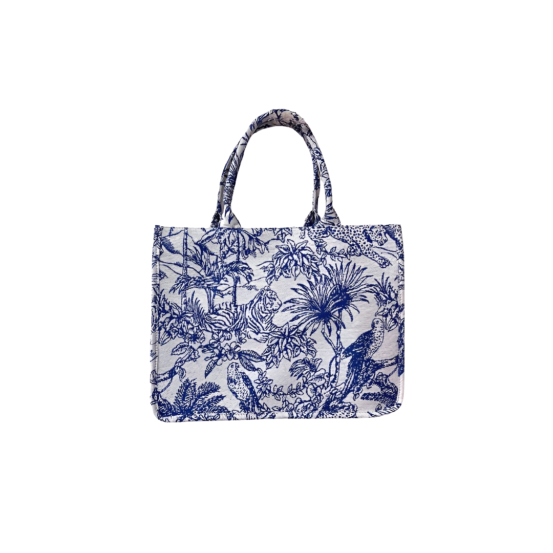 Jacquard Beach Tote Bag