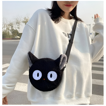 Plush Cat Head Handbag