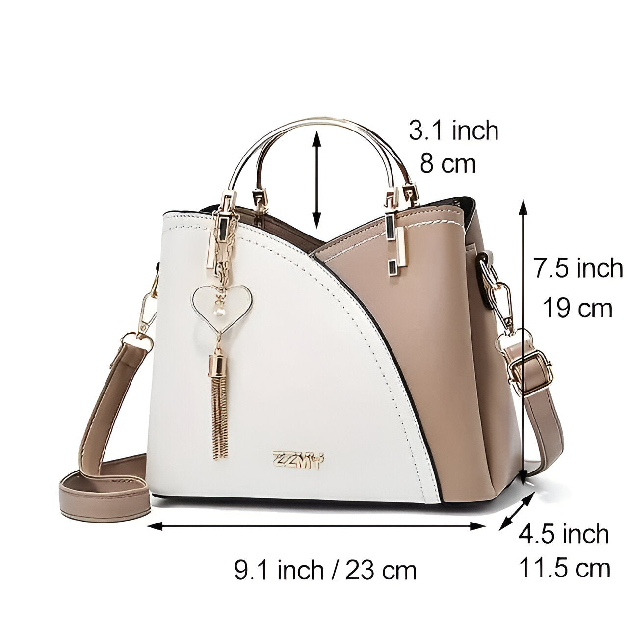 Elegant Women's PU Leather Crossbody Handbag