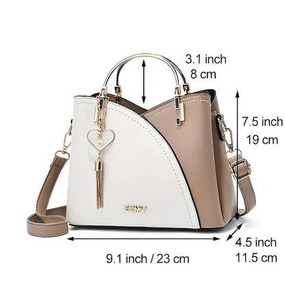 Elegant Women's PU Leather Crossbody Handbag